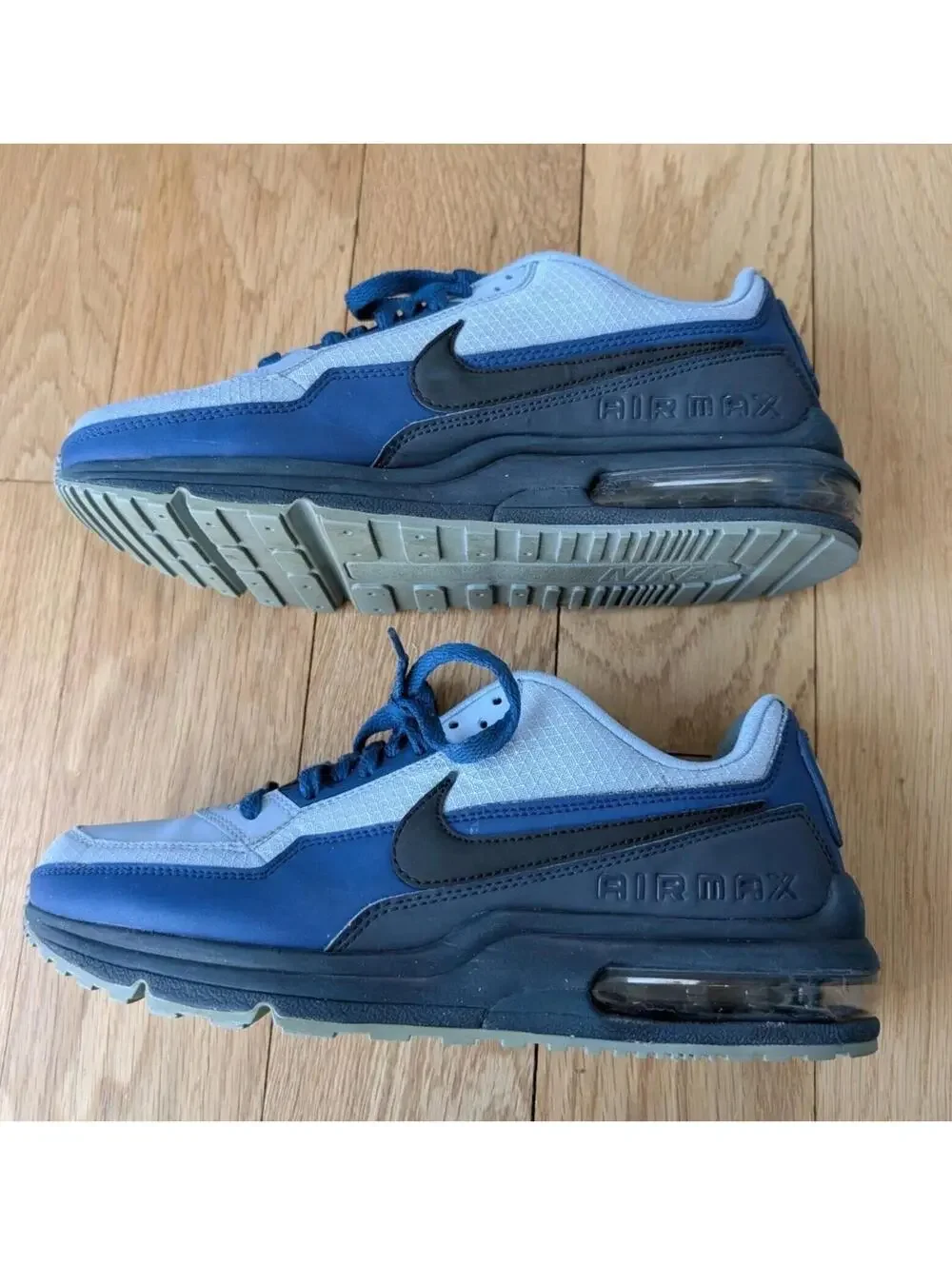 Nike Air Max LTD 3 Premium Trainer Shoes Mens Size 8.5 695484-404 Gray Blue